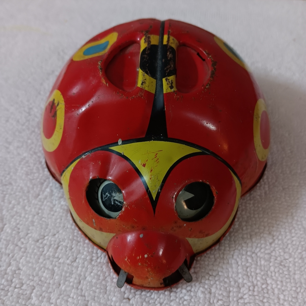 Vintage Red Ladybug Kids Toy